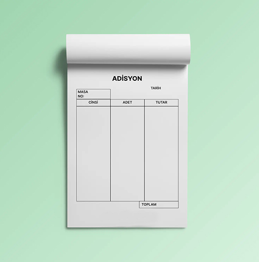 Adisyon Kağıtları